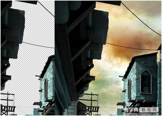 3DSMax渲染教程：渲染战后古城场景图15