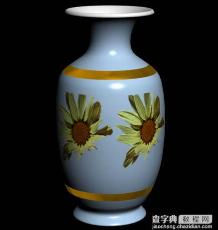 3DSMAX制作真实的彩色花瓶26