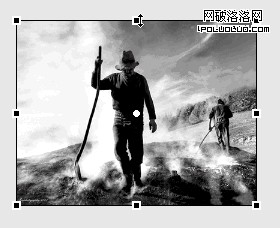 用Flash制作图片模糊翻转切换动画效果3