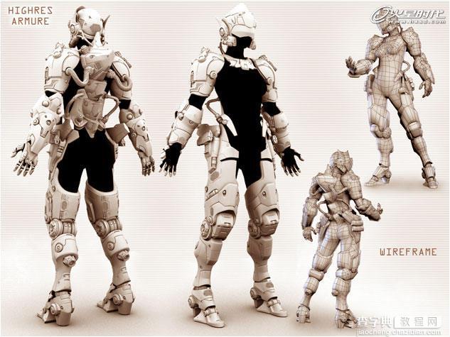 3DMAX打造超酷的次世代女机器人角色教程9