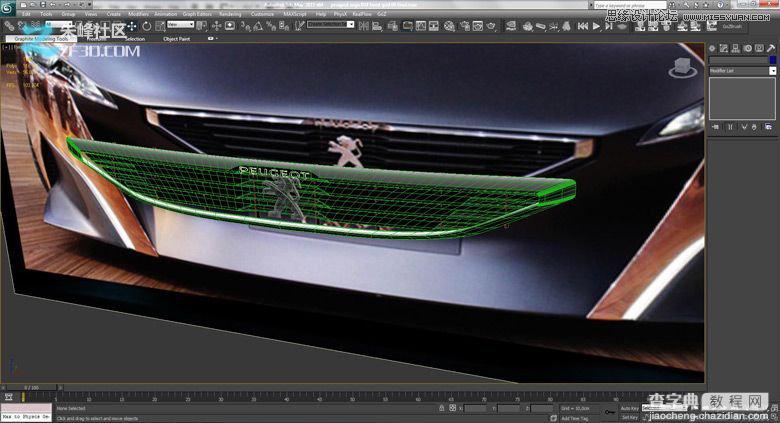 3dmax集合Vray制作标致时尚大气的汽车模型21