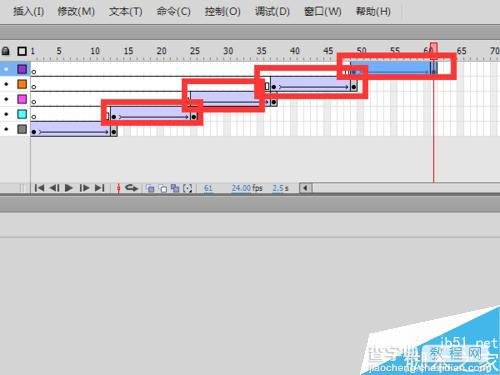 flash制作会移动的字体11