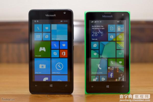 微软Lumia 430/435有什么区别？Lumia 430/435真机上手机对比1