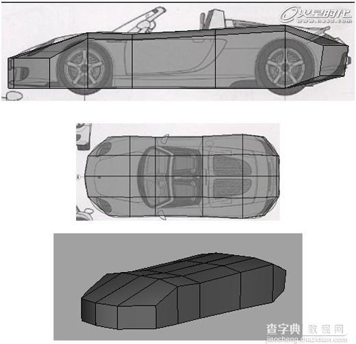 MAYA打造超酷逼真的保时捷GT-卡雷拉模型7