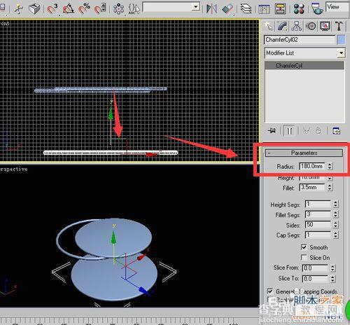 3dmax9英文版利用二维线形制作铁艺圆凳全过程解析4