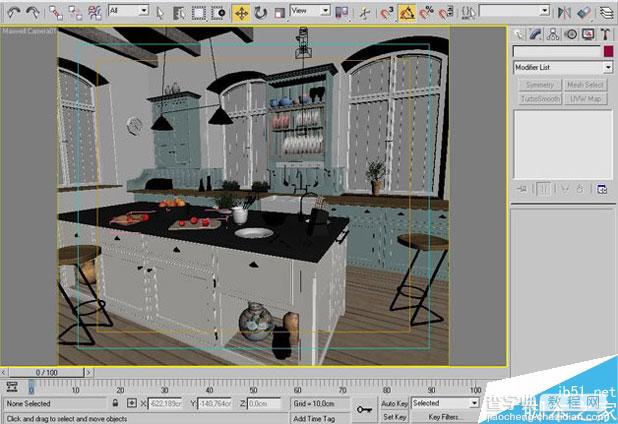 3ds Max渲染出西式厨房局部场景教程10