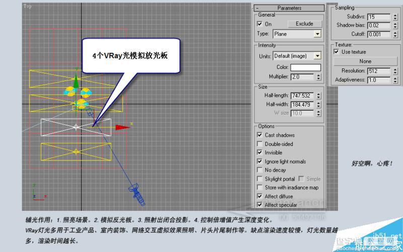 3DSMAX制作放置在汽车里的漂亮太阳花10