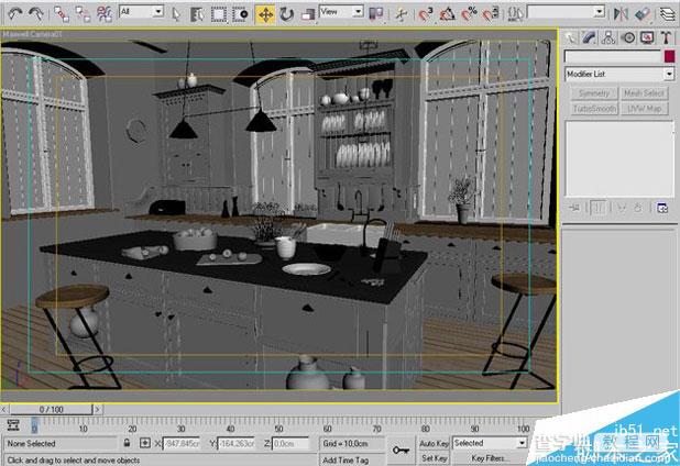 3ds Max渲染出西式厨房局部场景教程5