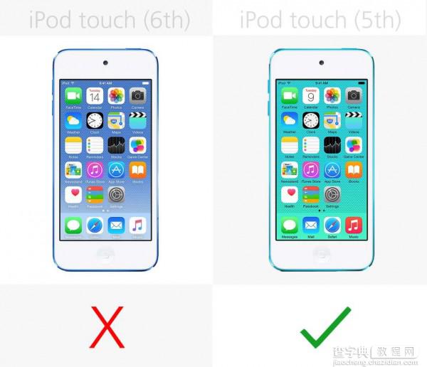 iPod touch 6和iPod touch 5有哪些区别？4