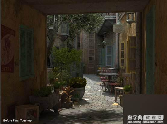 3DMAX打造意大利风格的小巷场景的经典教程20