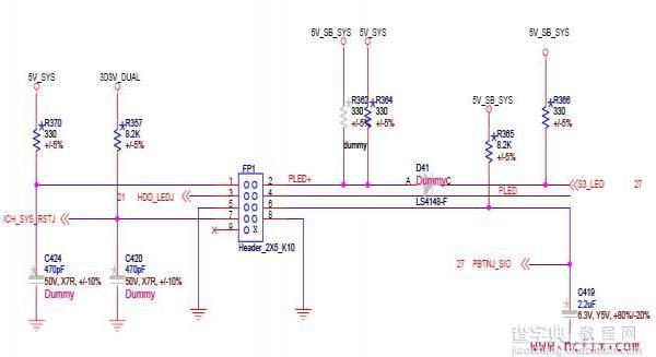 45CMV主板电源部分电路图2