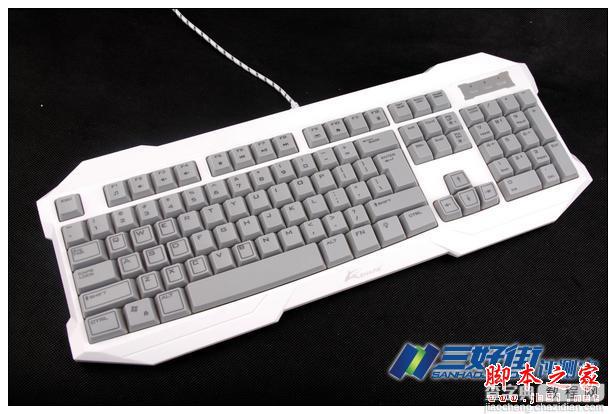 大白鲨SK-195高端缝发光游戏键盘评测36