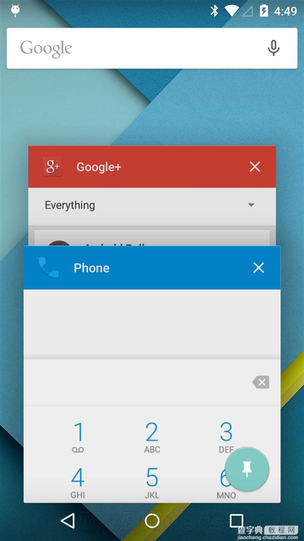 新系统增加屏幕固定 Android 5.0真是越发帅呆了！3