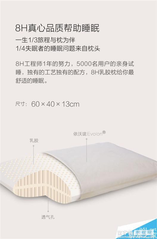 小米医用级防螨枕头来了 保持健康睡眠 售价149元3