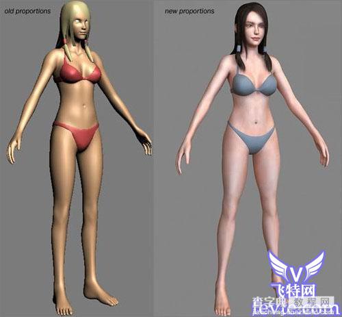 3DsMax打造漂亮的美女弓箭手游戏角色教程2