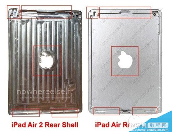 全尺寸iPad Air2后壳谍照曝光 扬声器位置改变3
