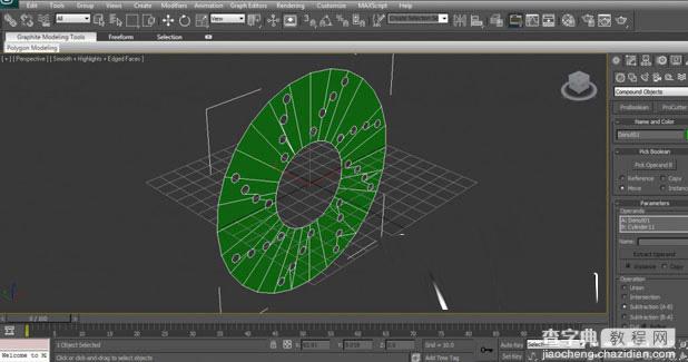 如何利用3DSMAX制作汽车刹车盘建模8