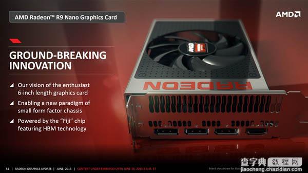 AMD R9 Nano显卡上市时间敲定 8月发布2