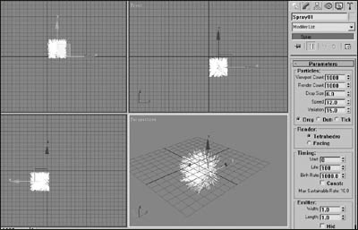 3D Studio MAX:粒子模拟爆炸内焰效果1