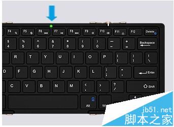 航世HB099三折叠键盘该怎么链接蓝牙使用?1