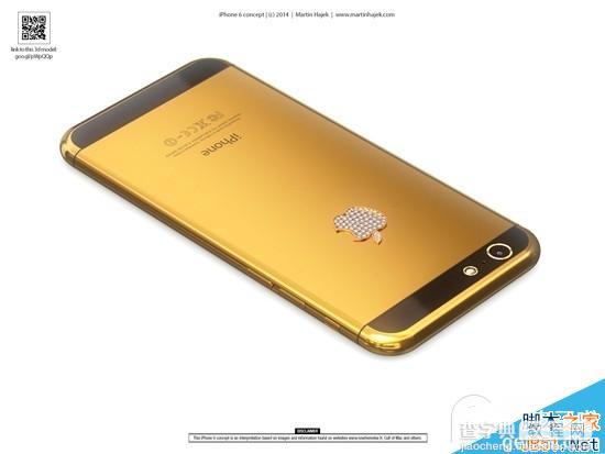 比土豪金还黄的iPhone6渲染图曝光 钻石标志亮瞎眼6