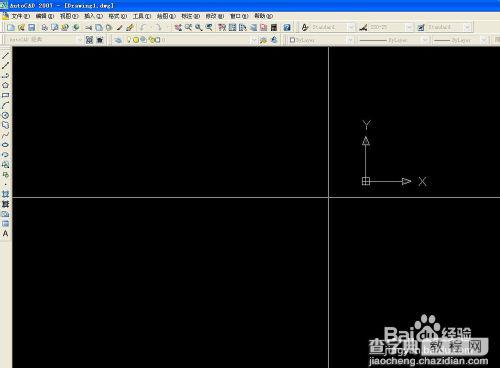 CAD中鼠标控制的十字光标和选点的大小调节方法介绍1