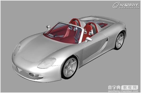 MAYA打造超酷逼真的保时捷GT-卡雷拉模型3