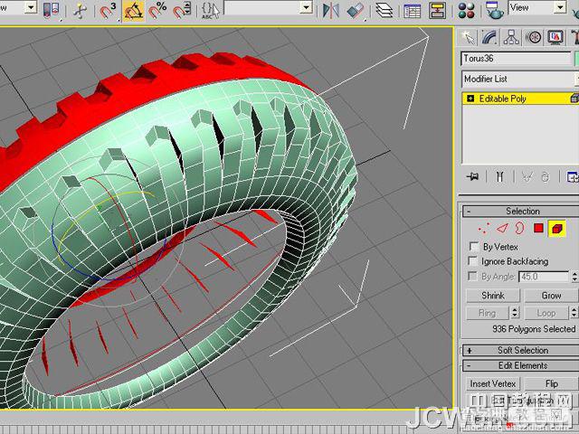 3ds MAX建模制作汽车轮胎实例教程14