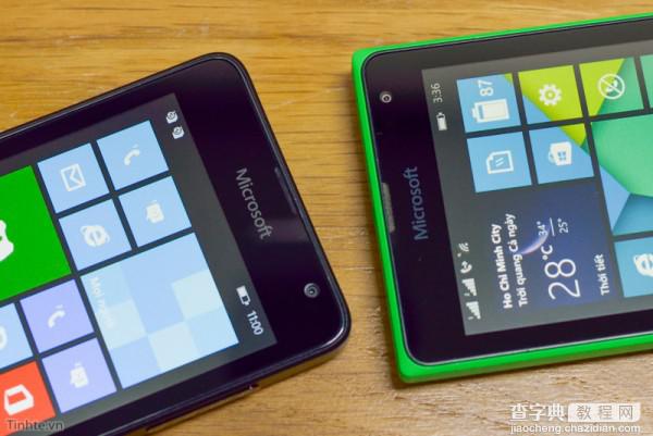 微软Lumia 430/435有什么区别？Lumia 430/435真机上手机对比5