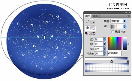 Flash CS4的Deco工具绘制一个有图案的水晶球13