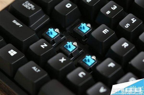 罗技游戏机械键盘G610青轴与红轴版图赏:手感清脆轻盈10