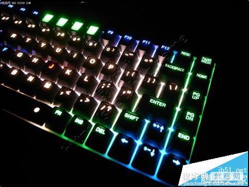 雷柏V710机械键盘背光有哪些模式? 机械键盘背光的8种拉风玩法3