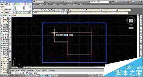 CAD建筑图纸中怎么绘制转角窗和轴网墙?8