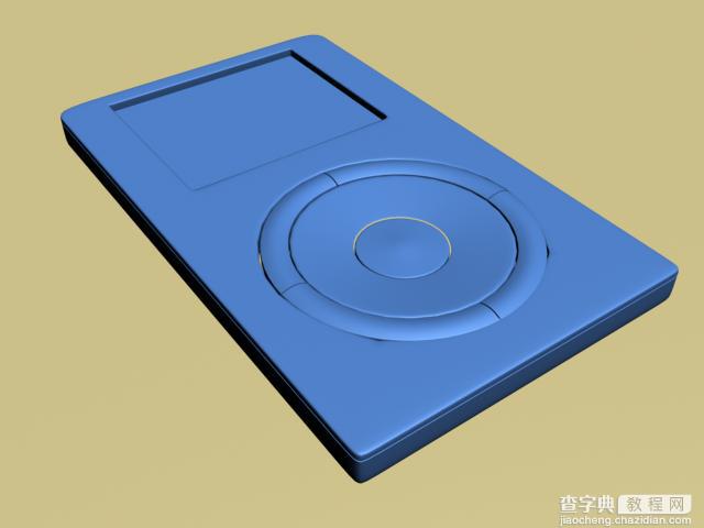 3DSMAX制作逼真IPOD播放器 建模到渲染28
