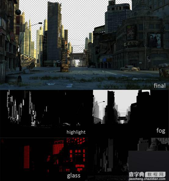 3DMAX打造荒凉败落的城市建模教程30