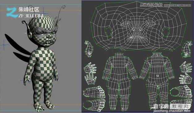 3ds max制作蝴蝶宝宝精灵建模教程15