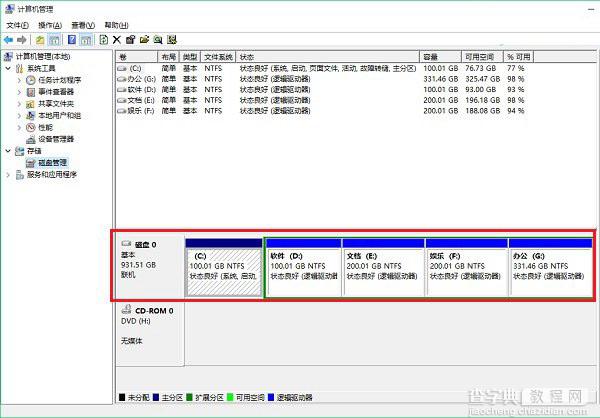 硬盘主分区、扩展分区和逻辑分区之间的区别介绍2