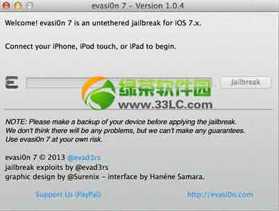 evasi0n7 1.0.4越狱工具使用方法（附evasi0n7 1.0.2越狱教程）1