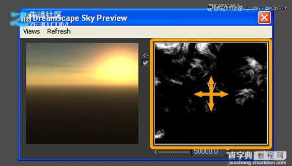 3dmax使用梦景创建一个美丽的日落场景教程10