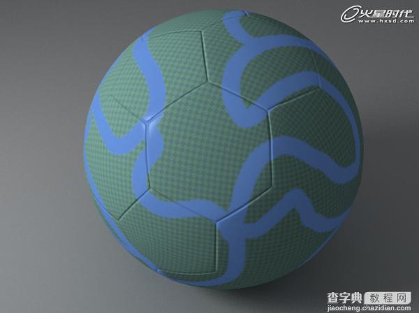 3DSMAX贴图教程：利用3DSMAX制作逼真的足球贴图1