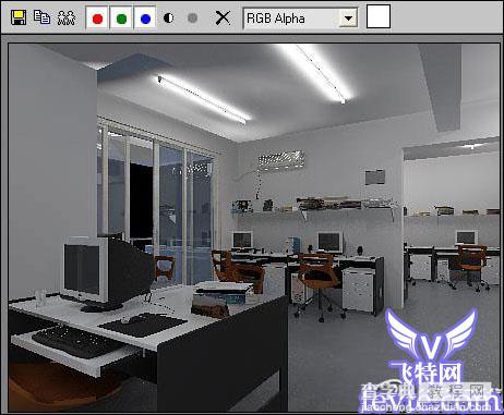 3DMAX模拟现实室内渲染图文教程16