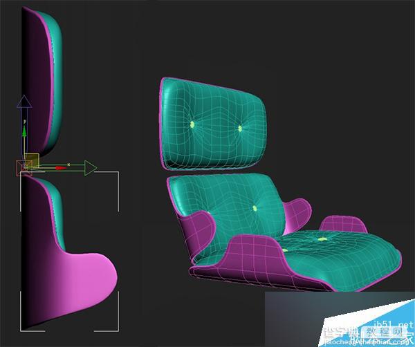 3DSMAX打造休闲座位和椅子腿的建模18
