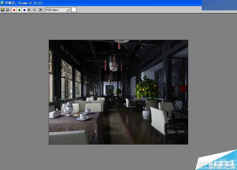 3DSMAX打造中式餐厅效果图18