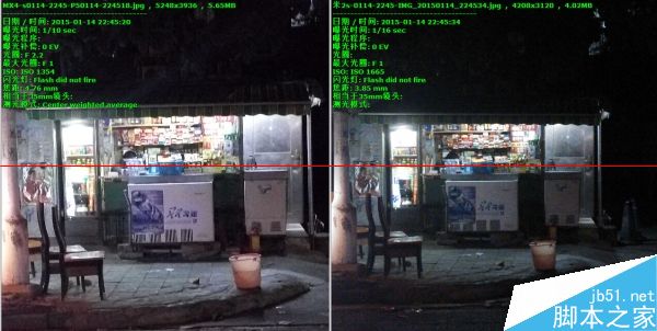 vivo Xshot/三星Galaxy A5/MX4/小米2s夜拍详细对比22