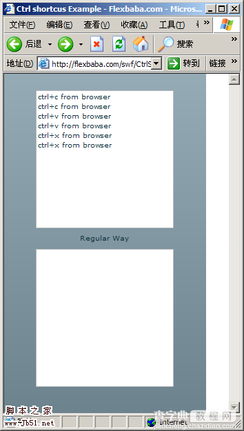 FLASH CTRL+C SHORTCUT IN IE 快捷键在IE中失效1