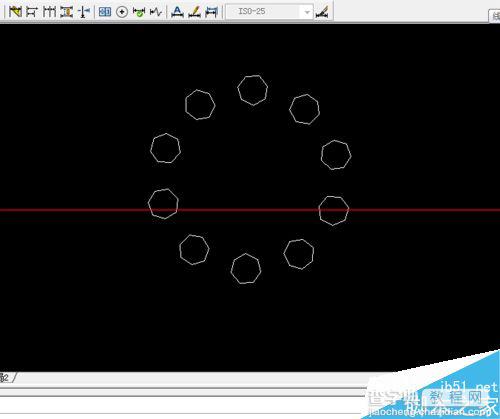 CAD怎么制作一个简单的环形阵列图形？4