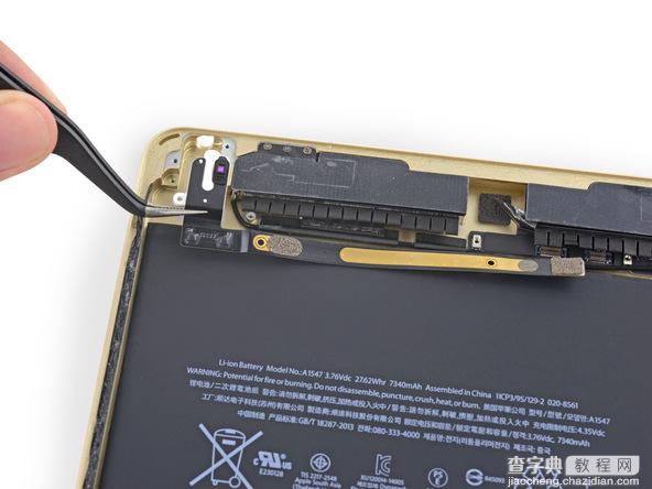 苹果iPad Air 2拆解图：确认2GB内存 机身紧凑 电池变小22