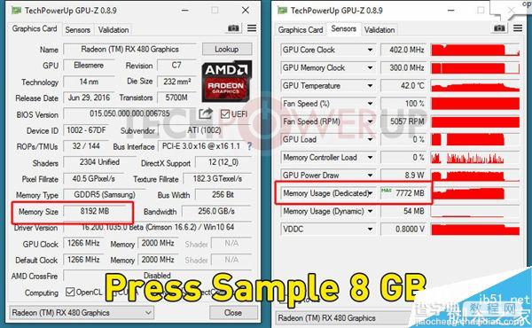 AMD RX 480 4GB显存版本成功解锁8GB 附解锁方法4