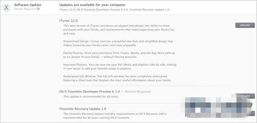 OS X Yosemite最新测试版更新了什么 OS X Yosemite第四个开发者预览版更新汇总1