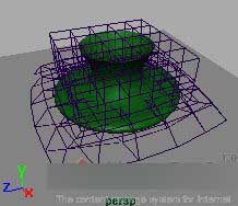 Maya的动力学和lattice边形器实现物体的熔化效果6